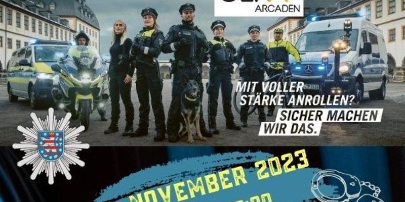 LPI-G: Du willst Polizistin oder Polizist werden ? Komm zum Polizeitag in die Gera-Arcaden - Foto: presseportal.de