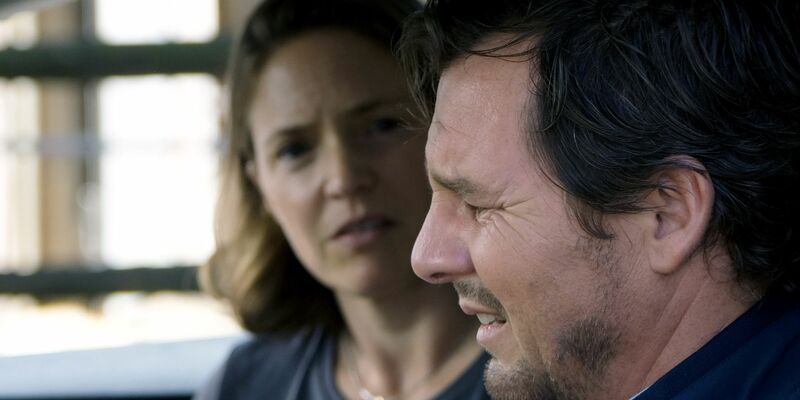 Frank (Felix Klare) und seine Frau Sabina (Patricia Aulitzky) in einer Szene des TV-Missbrauchs-Dramas «Wir haben einen Deal». - Foto: Gabriele Faber/Rat Pack/ZDF/dpa