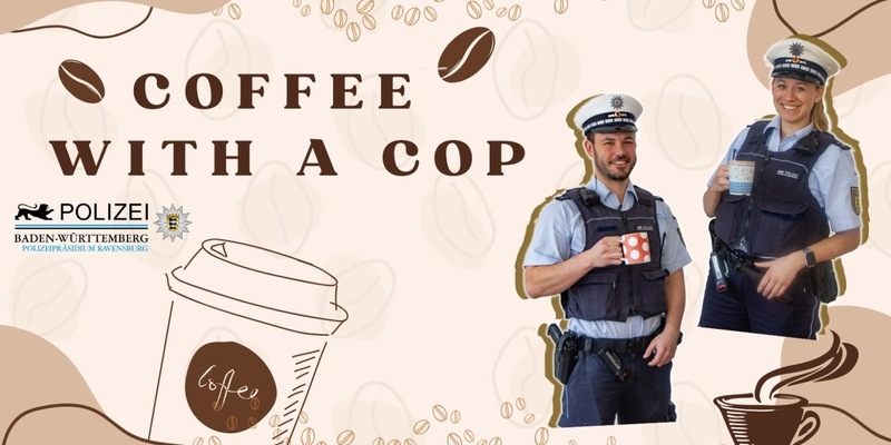 PP Ravensburg: Coffee with a Cop am 31.10.23 in Sigmaringen - Bürgerinnen und Bürger im Gespräch mit der Polizei - Foto: presseportal.de