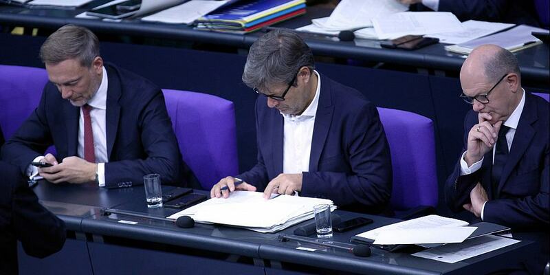 Christian Lindner, Robert Habeck, Olaf Scholz am 19.10.2023 - Foto: über dts Nachrichtenagentur