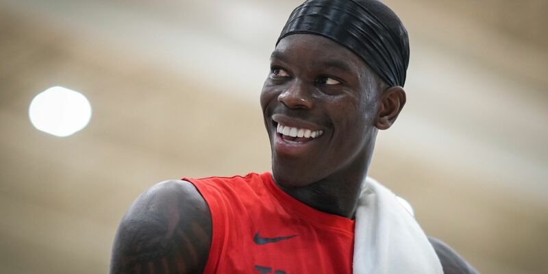 Dennis Schröder spielt in der NBA für die Toronto Raptors. - Foto: Darryl Dyck/The Canadian Press/AP/dpa