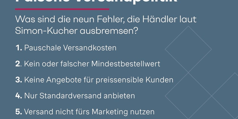 Versandkosten: Neun Fehler, die HĂ€ndler ausbremsen - Foto: presseportal.de