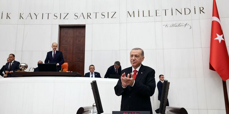 Man habe keine Problem mit dem Staat Israel, verurteile aber die «Gräueltaten» Israels im Gazastreifen, sagt der türkische Präsident Recep Tayyip Erdogan. - Foto: ---/Ak Party/APA Images via ZUMA Press Wire/dpa/Archiv