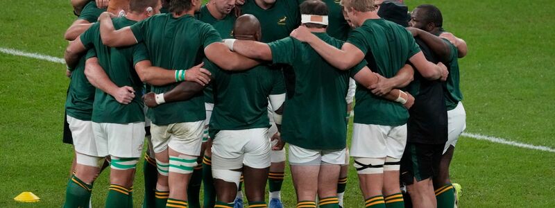 Das Rugby-Team aus Südafrika will den WM-Titel. - Foto: Themba Hadebe/AP/dpa