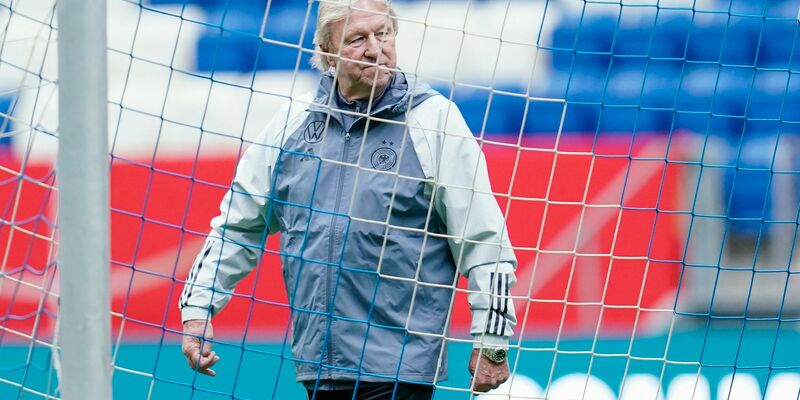 Sieht noch einiges an Arbeit vor sich: Horst Hrubesch gestikuliert. - Foto: Uwe Anspach/dpa