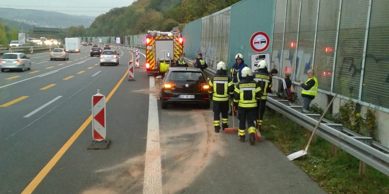 FW-EN: Verkehrsunfall auf der Autobahn - Foto: presseportal.de