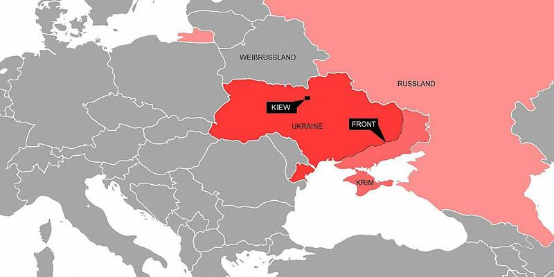 Frontverlauf in der Ukraine (Archiv) - Foto: über dts Nachrichtenagentur