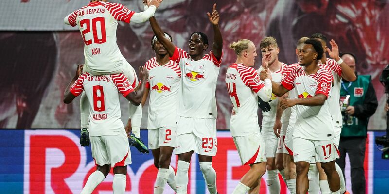 RB Leipzig fertigte Köln mit 6:0 ab. - Foto: Jan Woitas/dpa
