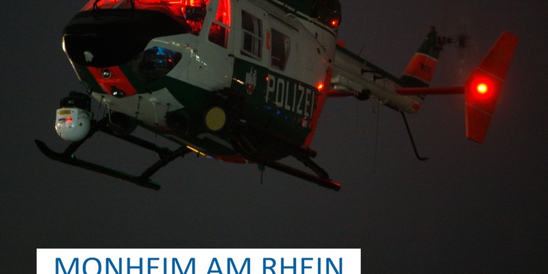 POL-ME: Einsatz mit Polizeihubschrauber: Suche nach vermisstem Kind endet erfolgreich - Monheim am Rhein - 2310105 - Foto: presseportal.de