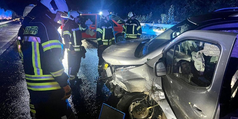 FW-EN: Erneuter Verkehrsunfall auf der A43 - Eine Person verletzt - Foto: presseportal.de