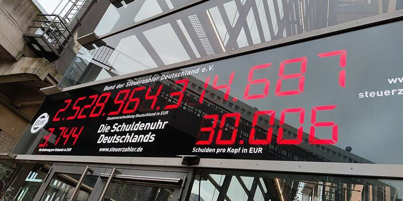 Schuldenuhr (Archiv) - Foto: über dts Nachrichtenagentur