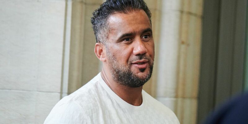 Arafat Abou-Chaker vor Gericht in Berlin. - Foto: Annette Riedl/dpa