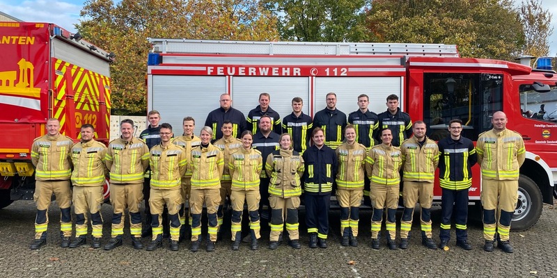 FW Xanten: Erfolgreiche Halbzeit in der Grundausbildung - Foto: presseportal.de