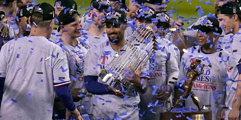 Für die Texas Rangers ist es der erste Titel in ihrer 63-jährigen Geschichte. - Foto: Gregory Bull/AP