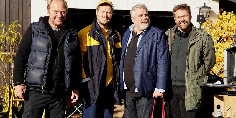 Harter Brocken: Dreharbeiten für Die Erpressung (AT) mit Aljoscha Stadelmann als Dorfsheriff Frank Koops - Foto: presseportal.de