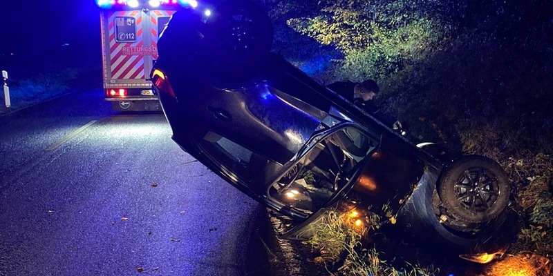 POL-GM: Auf dem Dach gelandet - Foto: presseportal.de