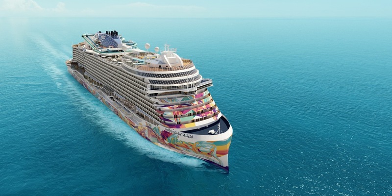 Norwegian Cruise Line stellt die neue Norwegian Aqua vor, das erste Schiff der erweiterten Prima-Plus-Klasse - Foto: presseportal.de