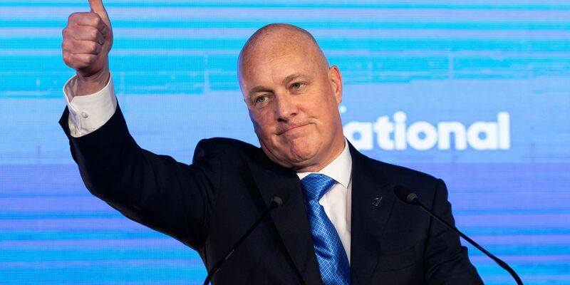 Das konservative Bündnis der National Party von Christopher Luxon mit den Rechtsliberalen kommt nicht auf die erforderliche Stimmenmehrheit. - Foto: Brett Phibbs/AP/dpa