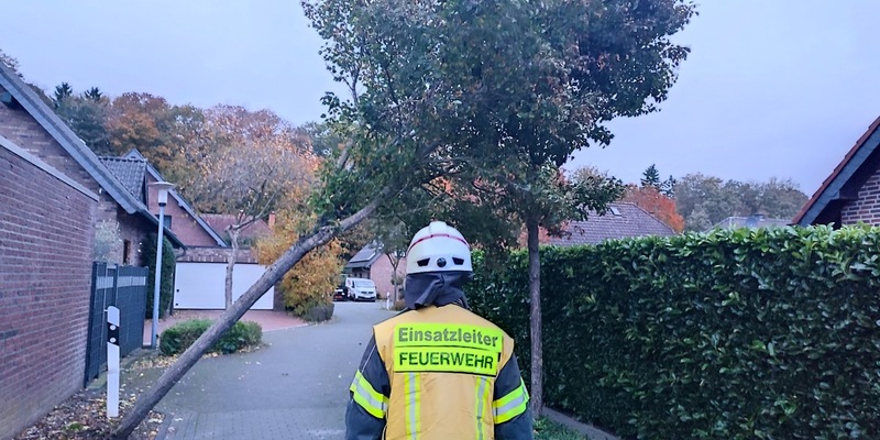 FW-KLE: [Abschlussmeldung] Sturmtief Emir: Entspannte Lage für die Freiwillige Feuerwehr Bedburg-Hau - Foto: presseportal.de