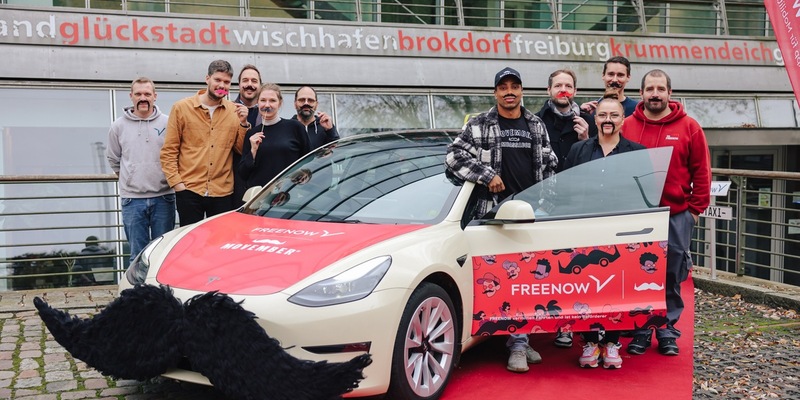 FREENOW startet Kooperation mit Movember und rückt das Thema Männergesundheit in den Fokus - Foto: presseportal.de