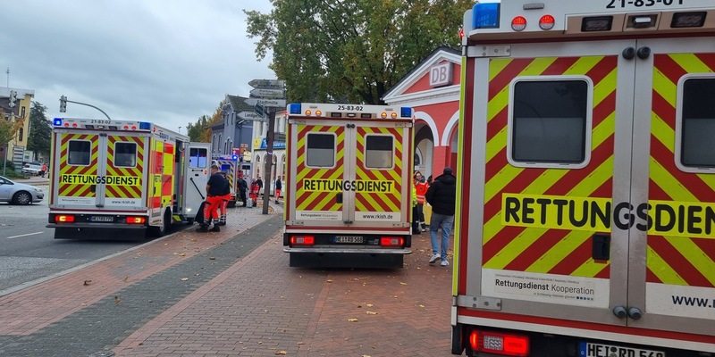 RKiSH: Rangierunfall im Bahnhof Itzehoe - Foto: presseportal.de