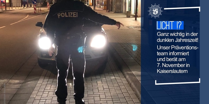 POL-PPWP: Funktioniert das Licht? - Foto: presseportal.de