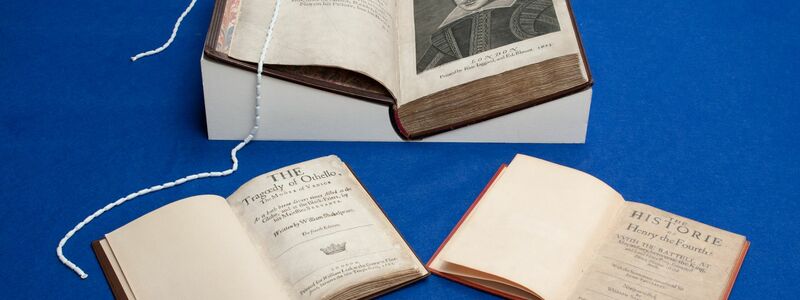 Shakespeares «First Folio» wird in der Londoner Guildhall Library ausgestellt. - Foto: City Of London Corporation/PA Media/dpa