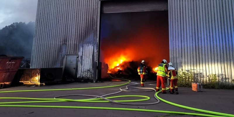 POL-HST: Brand einer Lagerhalle in Grimmen - Foto: presseportal.de