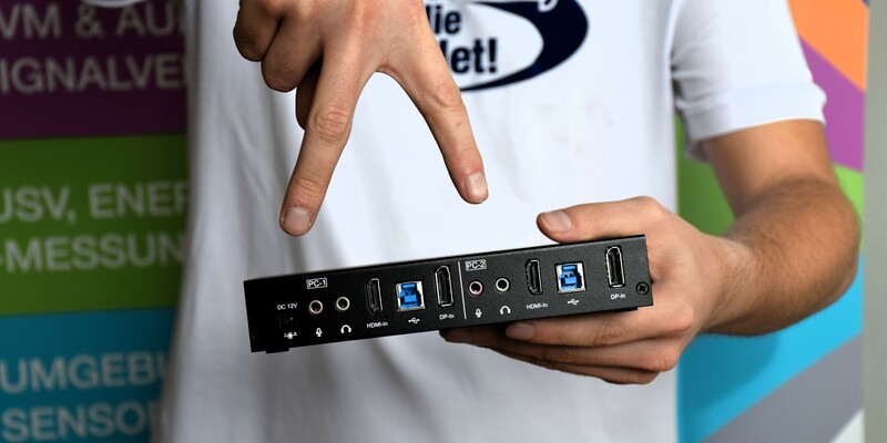 UHD 4K KVM-Umschalter für zwei Rechner - Foto: BellEquip GmbH über pressetext.de