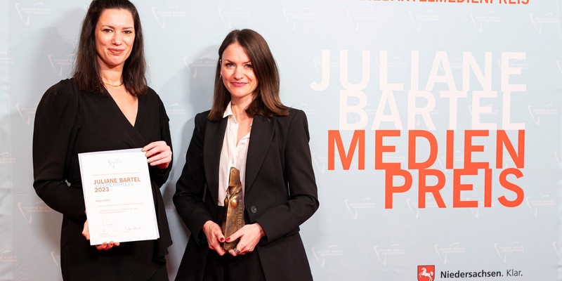 Juliane Bartel Medienpreis für NDR Podcast über Femizide in Österreich - Foto: Michael Matthey / Weiterer Text über ots und www.presseportal.de/nr/6561 / Die Verwendung dieses Bildes für redaktionelle Zwecke ist unter Beachtung aller mitgeteilten Nutzungsbedingungen zulässig und dann auch honorarfrei. Veröffentlichung ausschließlich
