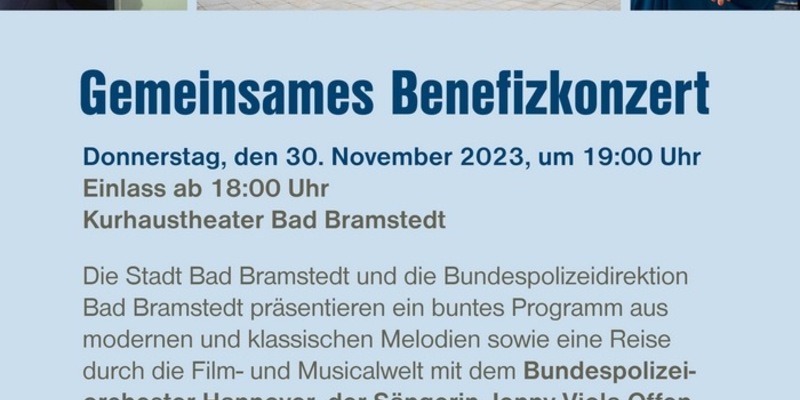 BPOLD-BBS: Gemeinsames Benefizkonzert der Stadt Bad Bramstedt und der Bundespolizei - Foto: presseportal.de