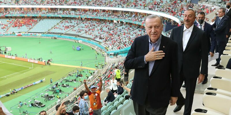 Der DFB geht derzeit nicht von einem Besuch des türkischen Präsidenten Recep Tayyip Erdogan beim Länderspiel in Berlin aus. - Foto: Mcm/Turkish Presidency/dpa