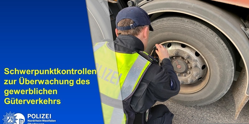 POL-OB: Polizei kontrolliert gewerblichen Güterverkehr auf der Konrad-Adenauer-Allee - Foto: presseportal.de