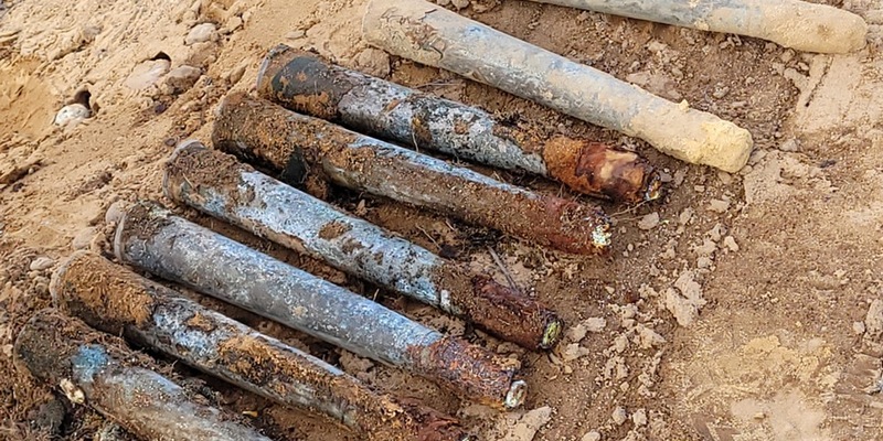 POL-NI: Auffinden von neun Sprenggranaten aus dem zweiten Weltkrieg in Liebenau - Foto: presseportal.de