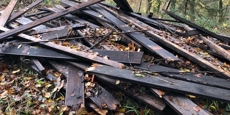 POL-FR: Schwörstadt: Im Wald illegal Holzdielen entsorgt - Polizei sucht Zeugen - Foto: presseportal.de