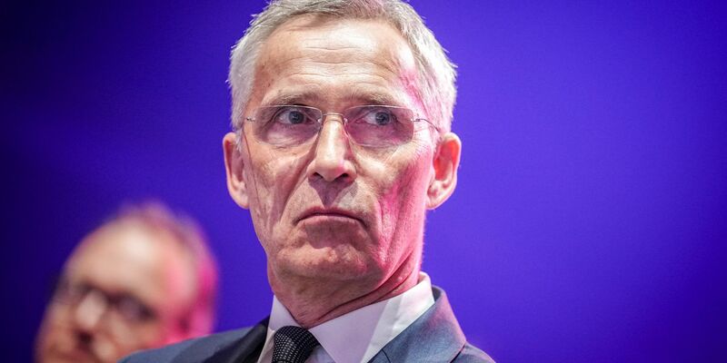 Nato-Generalsekretär Jens Stoltenberg nimmt am BDI-Tag der deutschen Industrie (TDI) teil. - Foto: Kay Nietfeld/dpa