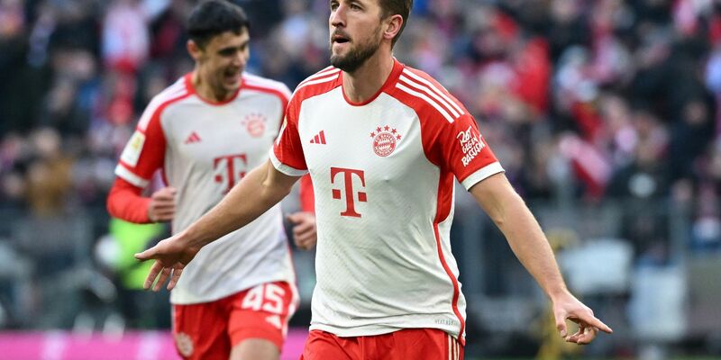 Kurzer Hoffenheimer Jubel in München nach dem Tor zum 1:1. - Foto: Sven Hoppe/dpa