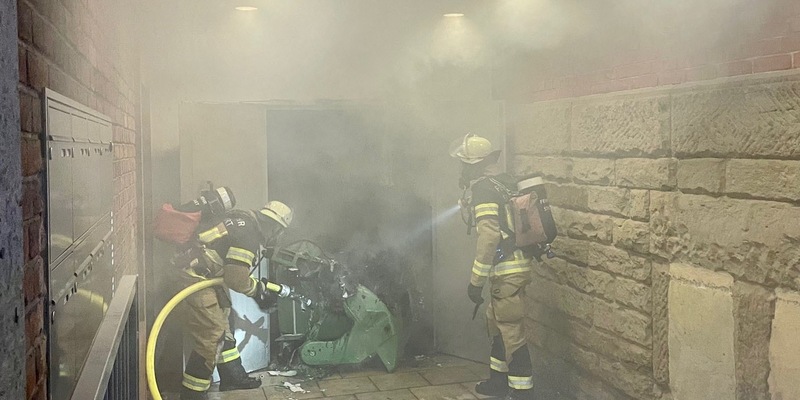 FW Stuttgart: Brand in Müllraum führt zu starker Rauchentwicklung - Foto: presseportal.de