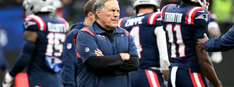 Coach Bill Belichick musste mit den Patriots die nächste Niederlage einstecken. - Foto: Federico Gambarini/dpa