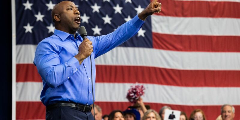 Der republikanische US-Senator Tim Scott hatte seine Bewerbung im Mai verkündet - nun gibt er auf. - Foto: Mic Smith/AP/dpa