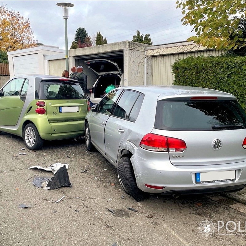 POL-PPWP: Unter Alkoholeinfluss Autos demoliert - Foto: presseportal.de