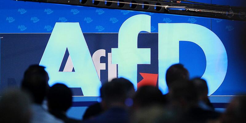 AfD-Logo auf Bundesparteitag (Archiv) - Foto: über dts Nachrichtenagentur