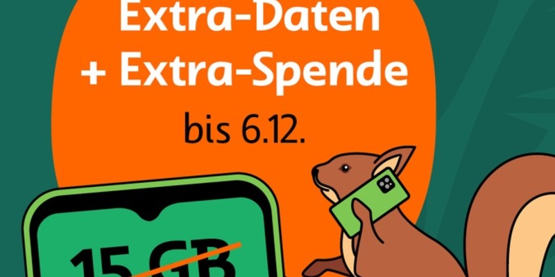 Win-Win-Aktion: Extra-Daten und gute Taten bei Amiva - Foto: presseportal.de