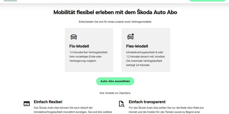 Das neue Škoda Auto Abo: flexible Mobilität zu planbaren Kosten - Foto: presseportal.de
