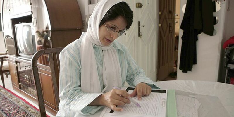 Die iranische Anwältin Nasrin Sotudeh, aufgenommen im September 2010. - Foto: -/dpa