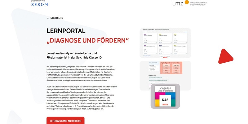 Diagnose und Fördern in Baden-Württemberg jetzt auch mit Elternzugang - Foto: presseportal.de