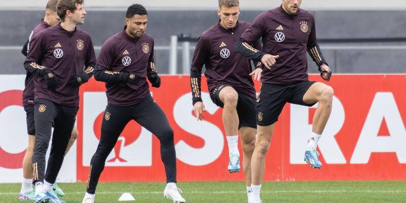 Die Nationalmannschaft beim Training. - Foto: Jürgen Kessler/dpa