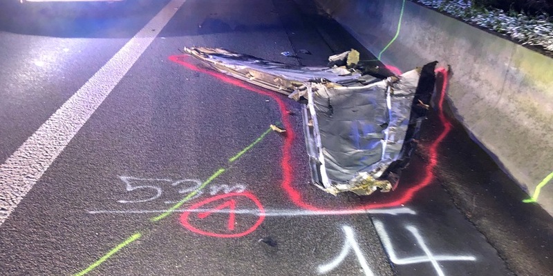 POL-VDKO: Nachtrag Vollsperrung BAB 3 nach Verlust Flugzeugteil - Foto: presseportal.de