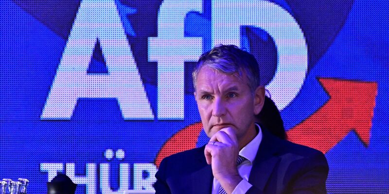 Björn Höcke während des Landesparteitags der AfD im thüringischen Pfiffelbach. - Foto: Martin Schutt/dpa
