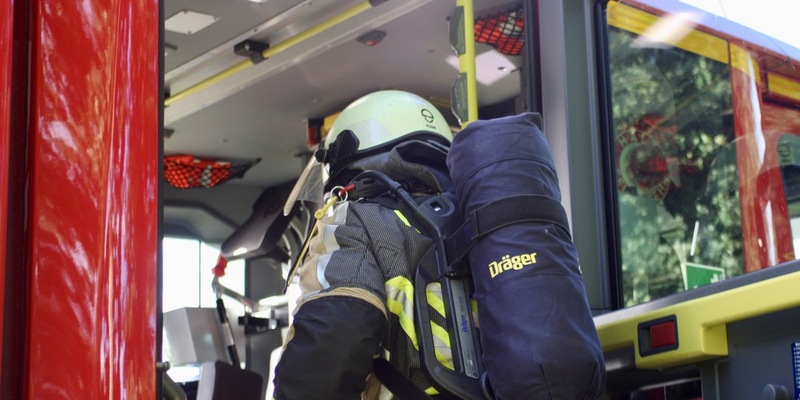 FW Hünxe: Müllbrand an Neujahr - Foto: presseportal.de